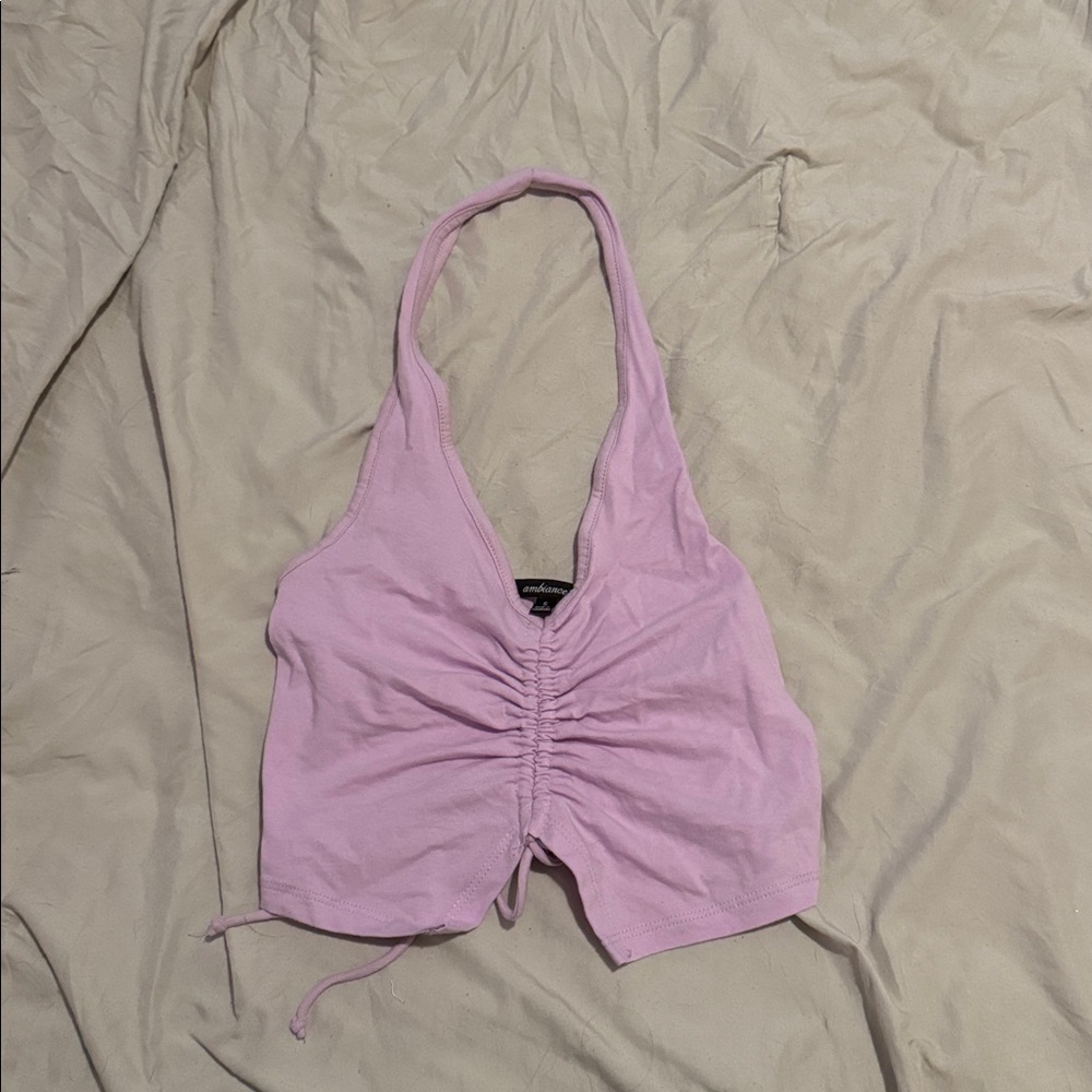 Purple Halter Top